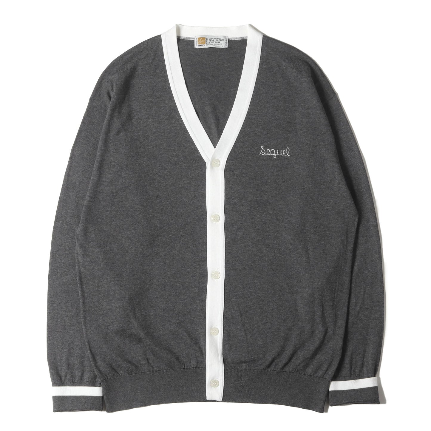 22SS ×fragment design ×JOHN SMEDLEY シーアイランドコットン ニット カーディガン