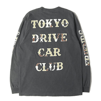 ガーメントダイ加工 デザートカモロゴ ロングスリーブ Tシャツ