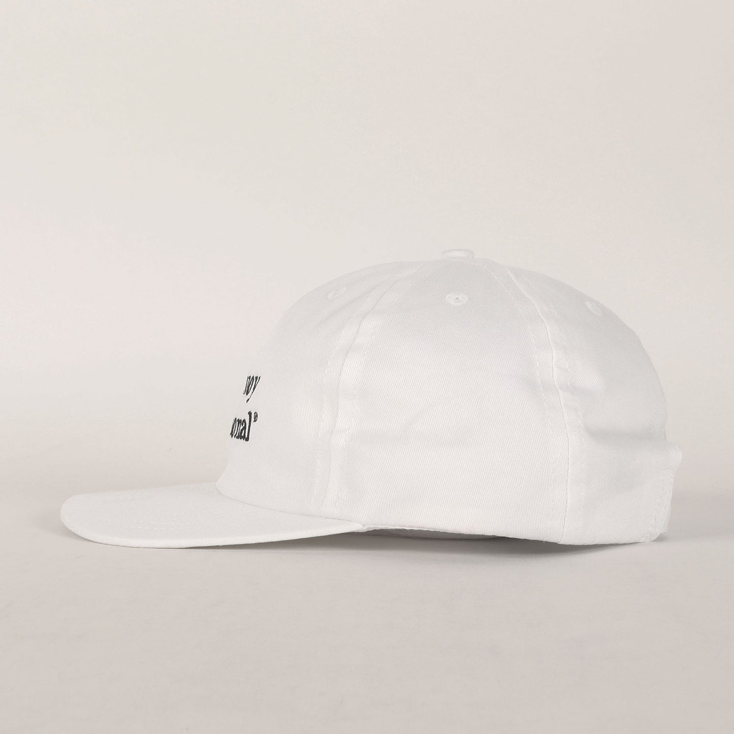 25SS ブランドロゴ刺繍 6パネルキャップ(PROFESSIONAL COTTON CAP)