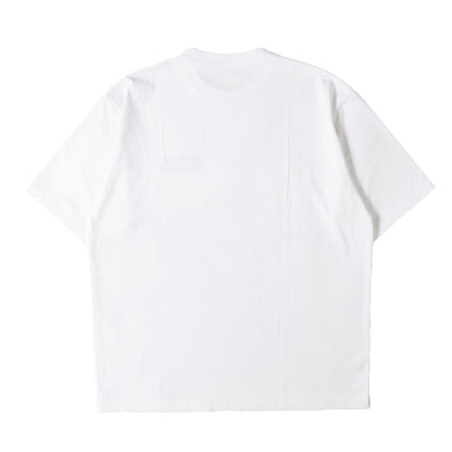 21SS ブランドロゴ刺繍 クルーネック Tシャツ