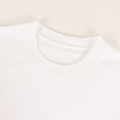 21SS ブランドロゴ刺繍 クルーネック Tシャツ