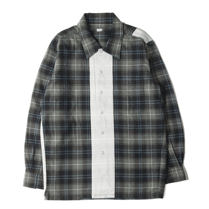 23SS ライン チェック フランネルシャツ(LINE NEL CHECK SHIRT)