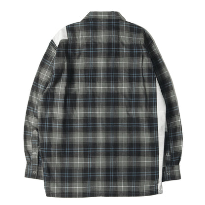 23SS ライン チェック フランネルシャツ(LINE NEL CHECK SHIRT)