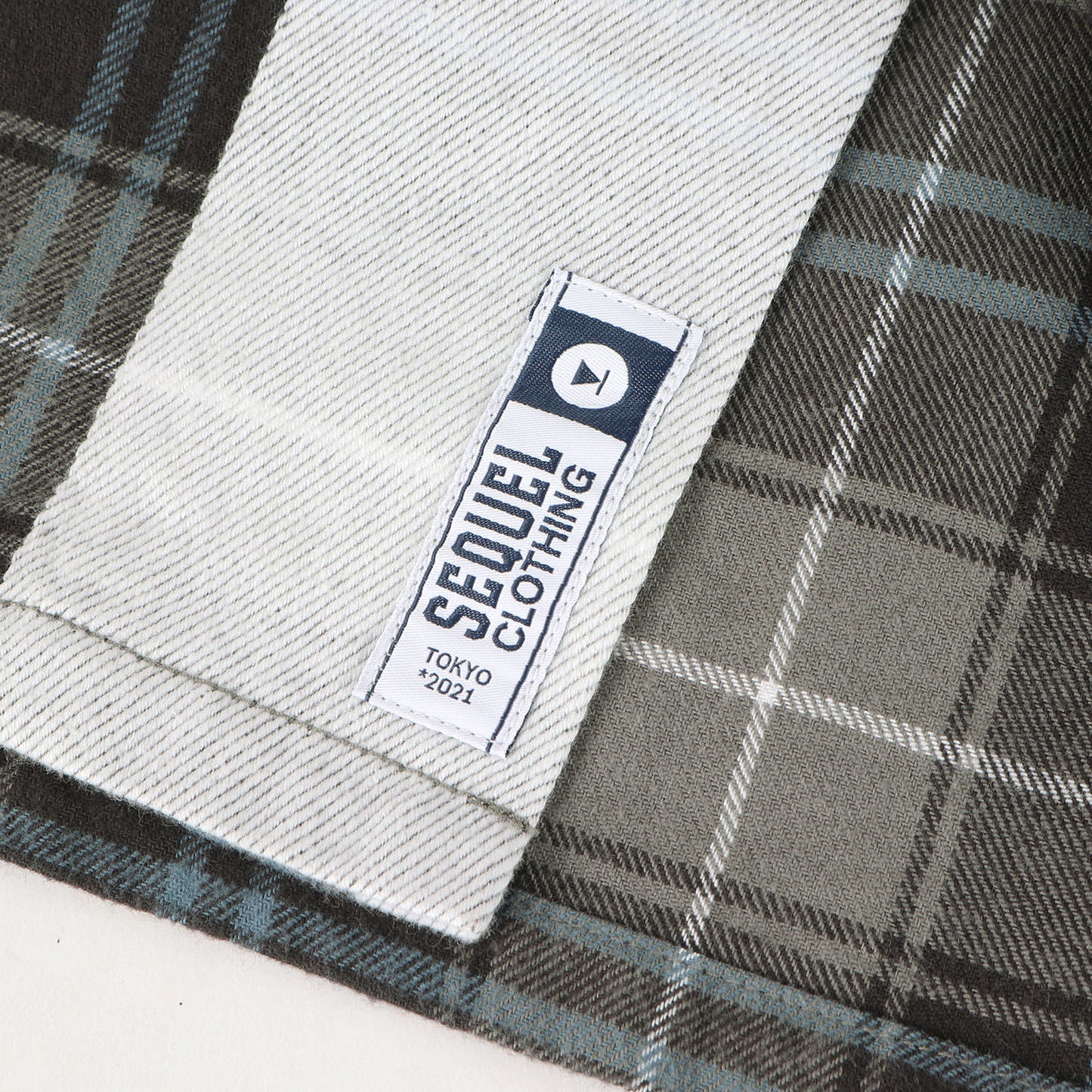 23SS ライン チェック フランネルシャツ(LINE NEL CHECK SHIRT)