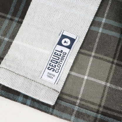 23SS ライン チェック フランネルシャツ(LINE NEL CHECK SHIRT)