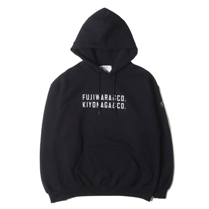 21SS FUJIWARA&CO.ロゴ スウェットパーカー(FRONT DOUBLE LOGO HOODIE)