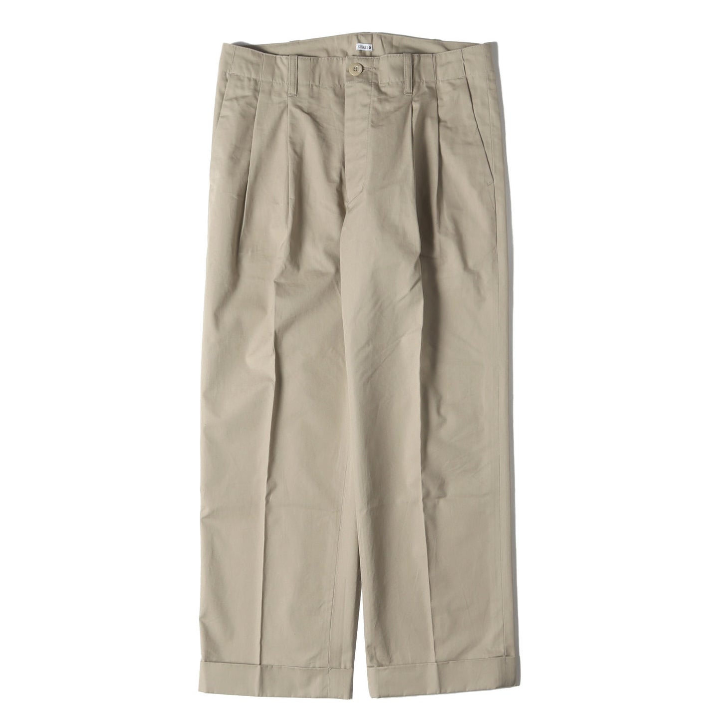 2タック ワイド テーパード チノパンツ(CHINO PANTS TYPE-C)