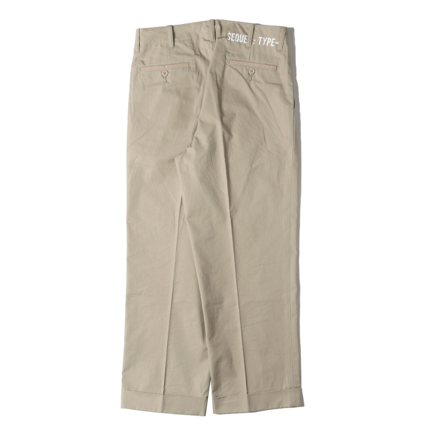 2タック ワイド テーパード チノパンツ(CHINO PANTS TYPE-C)