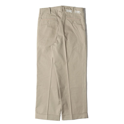 2タック ワイド テーパード チノパンツ(CHINO PANTS TYPE-C)