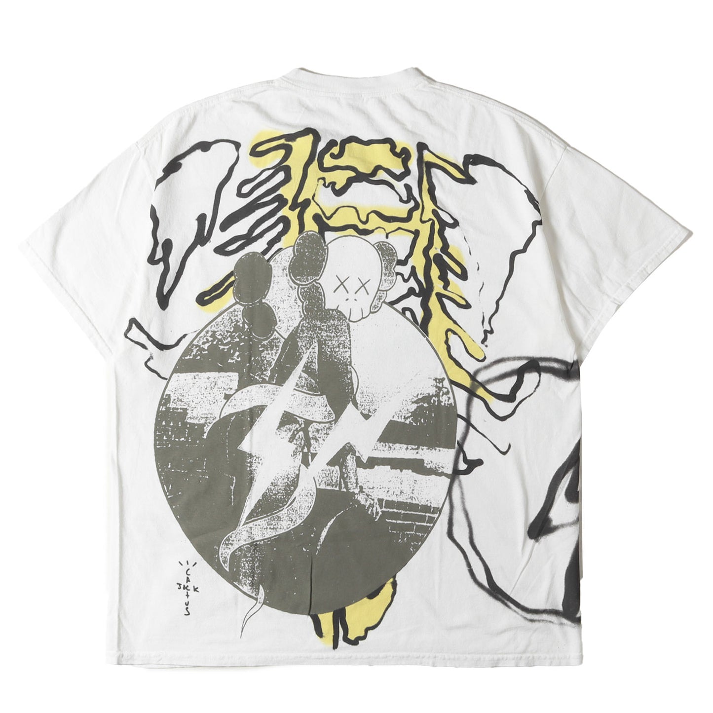 21SS ×fragment design ×KAWS Cactus Jack オーバーサイズ Tシャツ