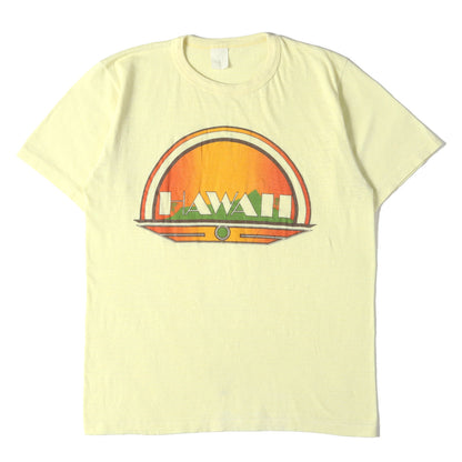 80s HAWAII ハワイ プリント Tシャツ