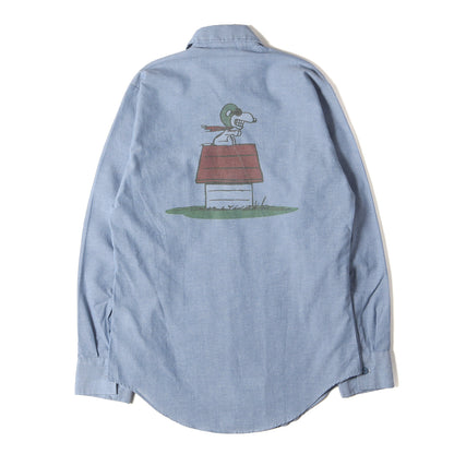 [スヌーピーカスタム] 90s U.S.NAVY シャンブレー ボタンシャツ / SEAFARER シーファーラー