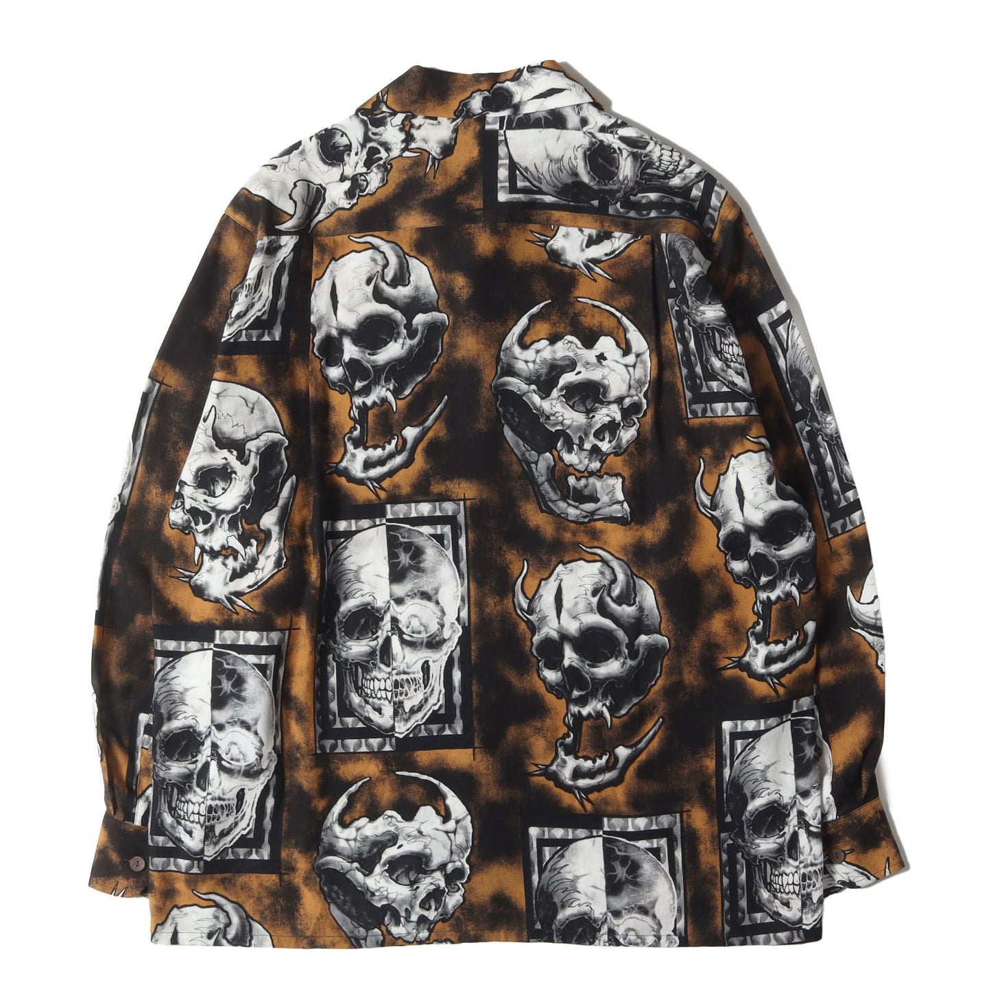 21AW ×56 TATTOO STUDIO 鬼スカル ハワイアンシャツ / アロハシャツ(HAWAIIAN SHIRT L/S)