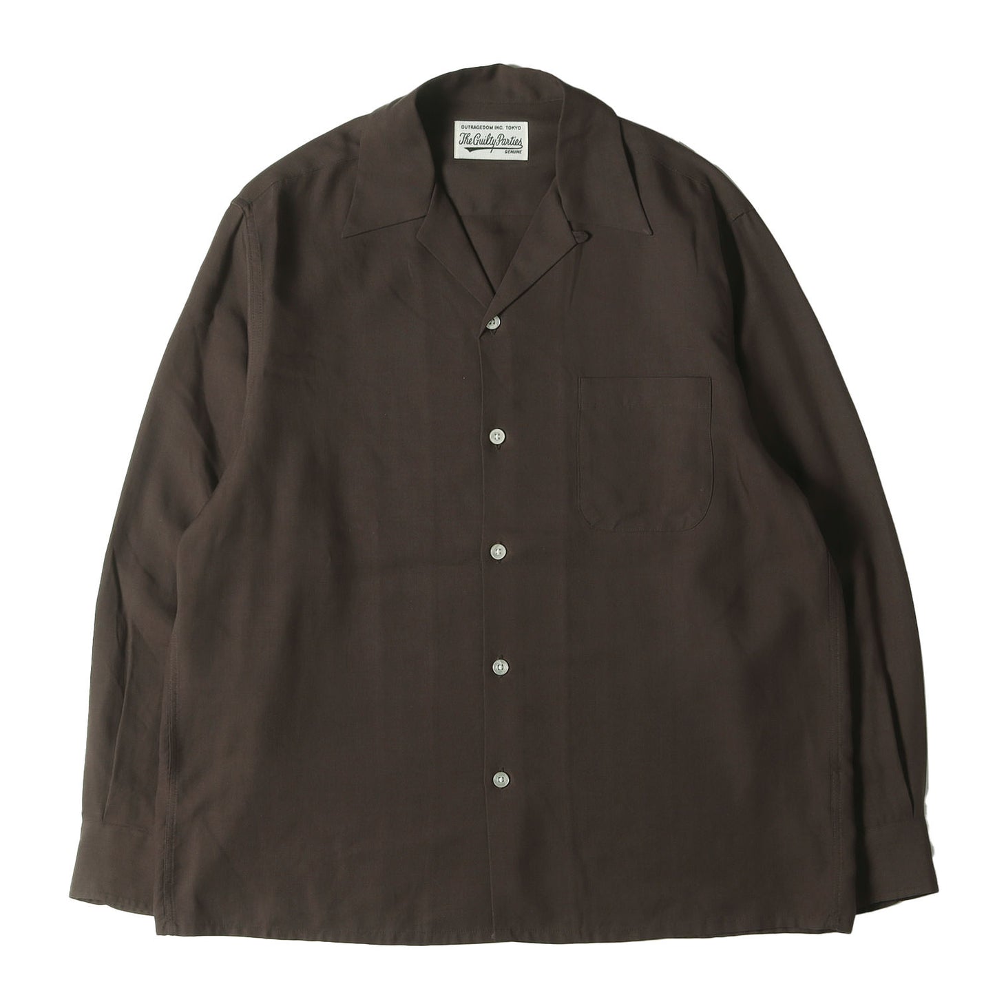 プレーン オープンカラーシャツ(50'S OPEN COLLAR SHIRT)