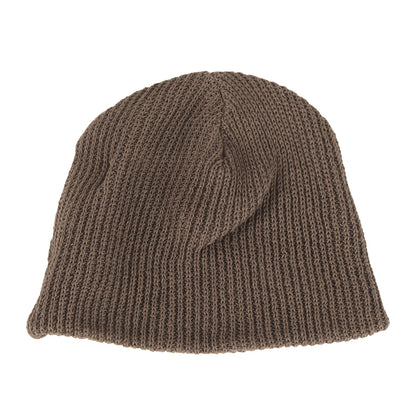 24SS コットンニット リブビーニー(Rib Stitch Cuffless Beanie)