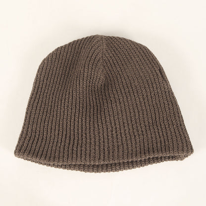 24SS コットンニット リブビーニー(Rib Stitch Cuffless Beanie)
