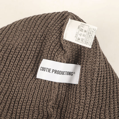 24SS コットンニット リブビーニー(Rib Stitch Cuffless Beanie)