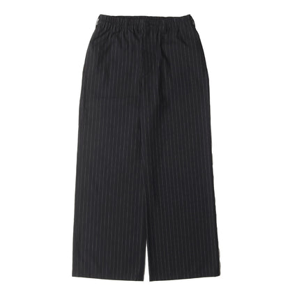 25SS ストライプ イージーパンツ(T/W Square Leg Easy Pants)