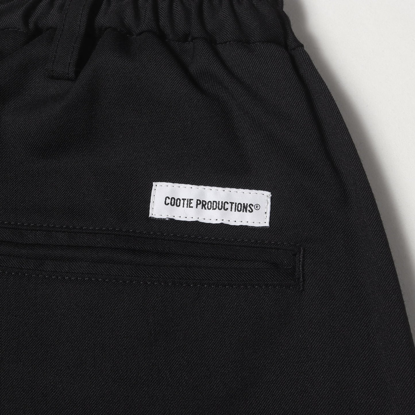 24SS 2タック 8分丈 ワイド イージーパンツ(Combat Wool Twill Shin Cut Wide Easy Trousers)