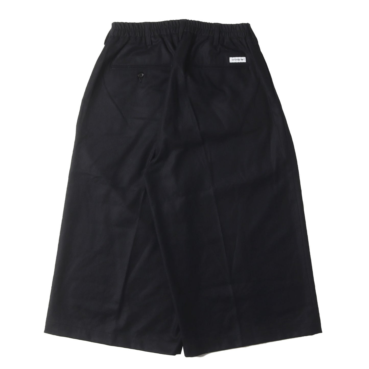 24AW ウール/カシミヤ 2タック 8分丈 ワイド イージーパンツ(Combat Wool Twill Shin Cut Wide Easy Trousers)
