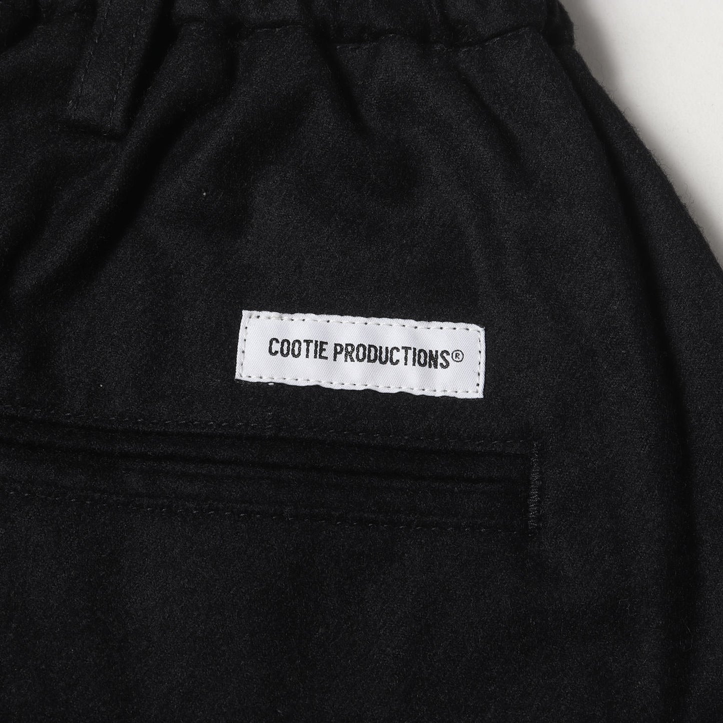 24AW ウール/カシミヤ 2タック 8分丈 ワイド イージーパンツ(Combat Wool Twill Shin Cut Wide Easy Trousers)