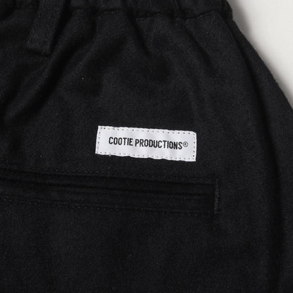 24AW ウール/カシミヤ 2タック 8分丈 ワイド イージーパンツ(Combat Wool Twill Shin Cut Wide Easy Trousers)