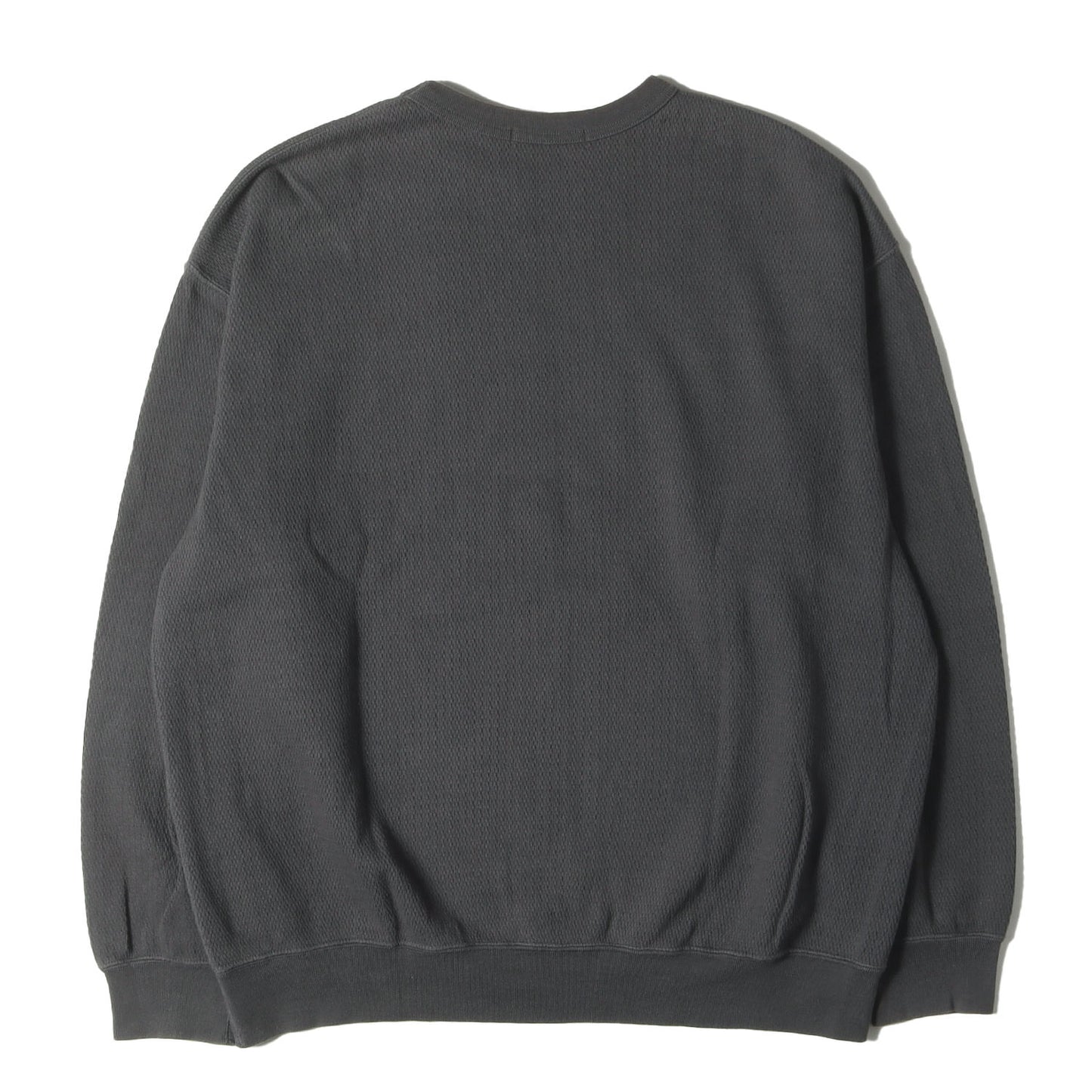 21AW ヘビーワッフル オーバーサイズ スウェット(Heavy Waffle Crewneck Sweatshirt)