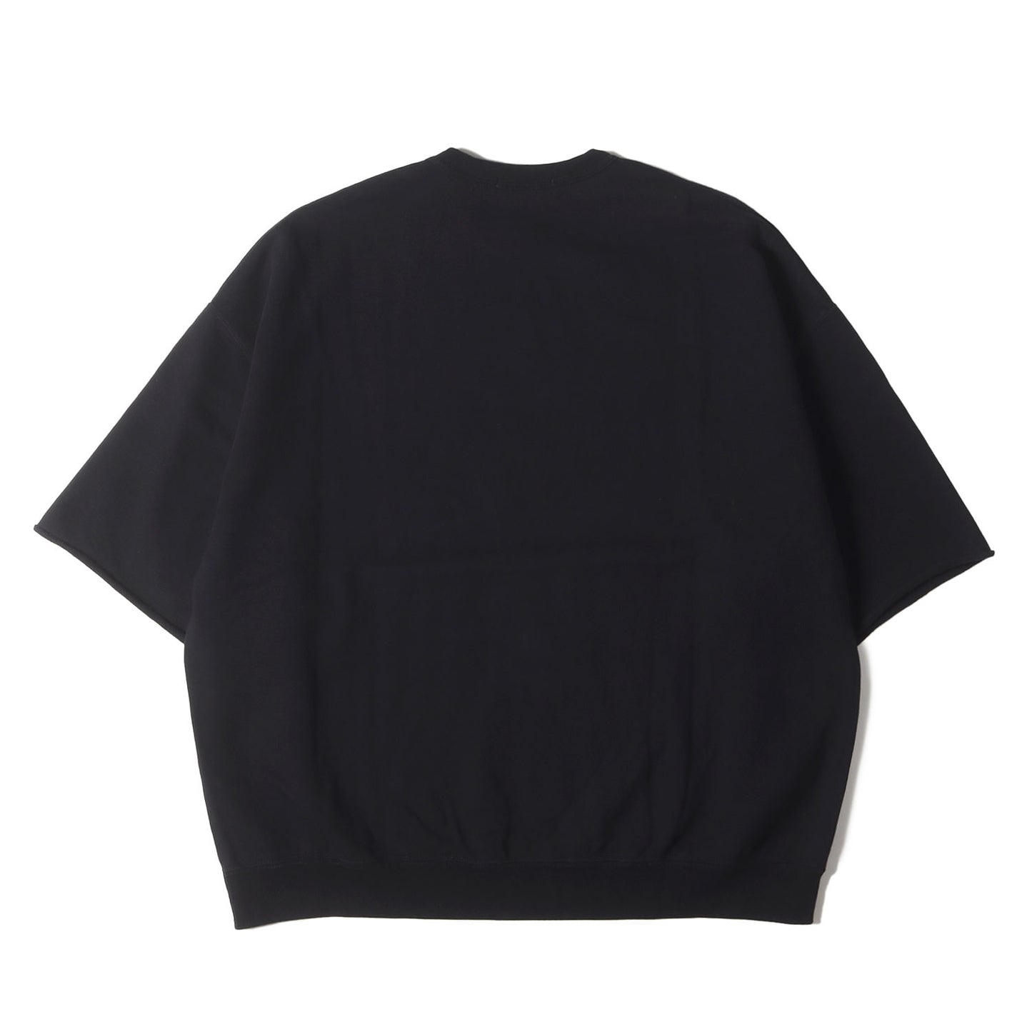 21SS カットオフ オーバーサイズ 半袖スウェット(Plain Cut-Off Crewneck Sweatshirt)