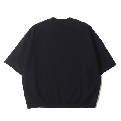 21SS カットオフ オーバーサイズ 半袖スウェット(Plain Cut-Off Crewneck Sweatshirt)