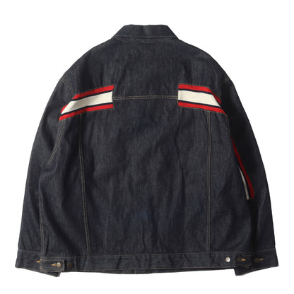 リブデザイン オーバーサイズ デニムジャケット(RIB DENIM JACKET)