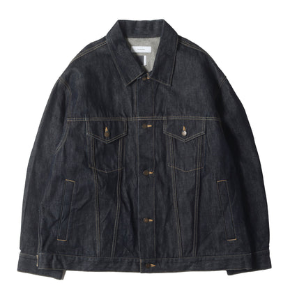 リブデザイン オーバーサイズ デニムジャケット(RIB DENIM JACKET)