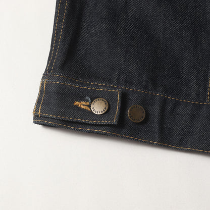 リブデザイン オーバーサイズ デニムジャケット(RIB DENIM JACKET)