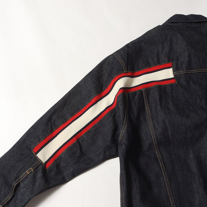 リブデザイン オーバーサイズ デニムジャケット(RIB DENIM JACKET)