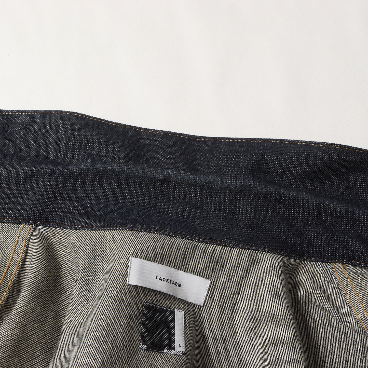 リブデザイン オーバーサイズ デニムジャケット(RIB DENIM JACKET)