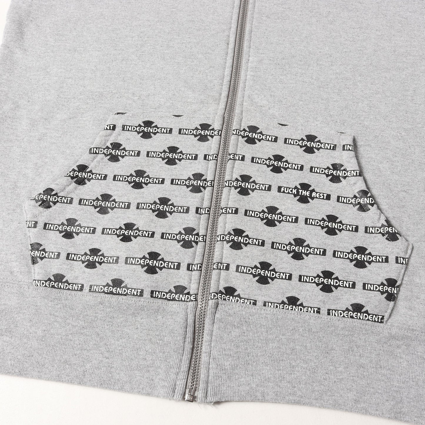×INDEPENDENT フルジップ スウェットパーカー(Zip-Up)