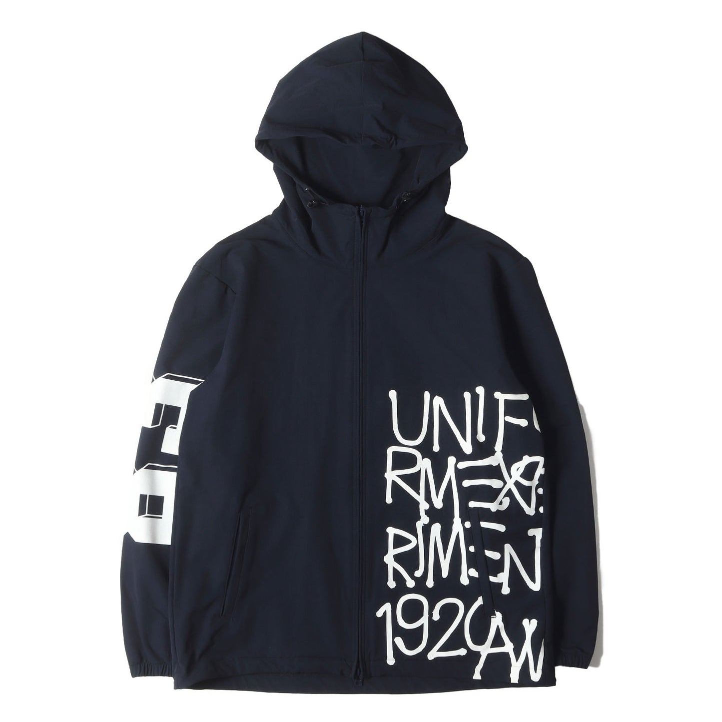 4WAY ストレッチソフトシェル フーデッド ジャケット(4WAY STRETCH GRAFFITI HOODED BLOUSON)