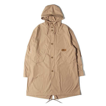 20SS ロゴプリント フィッシュテール モッズコート(MIL HOODED COAT)