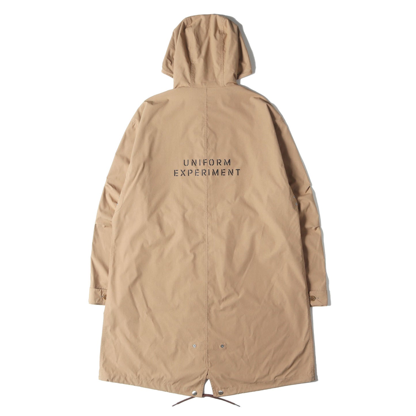 20SS ロゴプリント フィッシュテール モッズコート(MIL HOODED COAT)