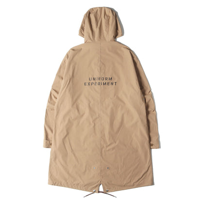 20SS ロゴプリント フィッシュテール モッズコート(MIL HOODED COAT)