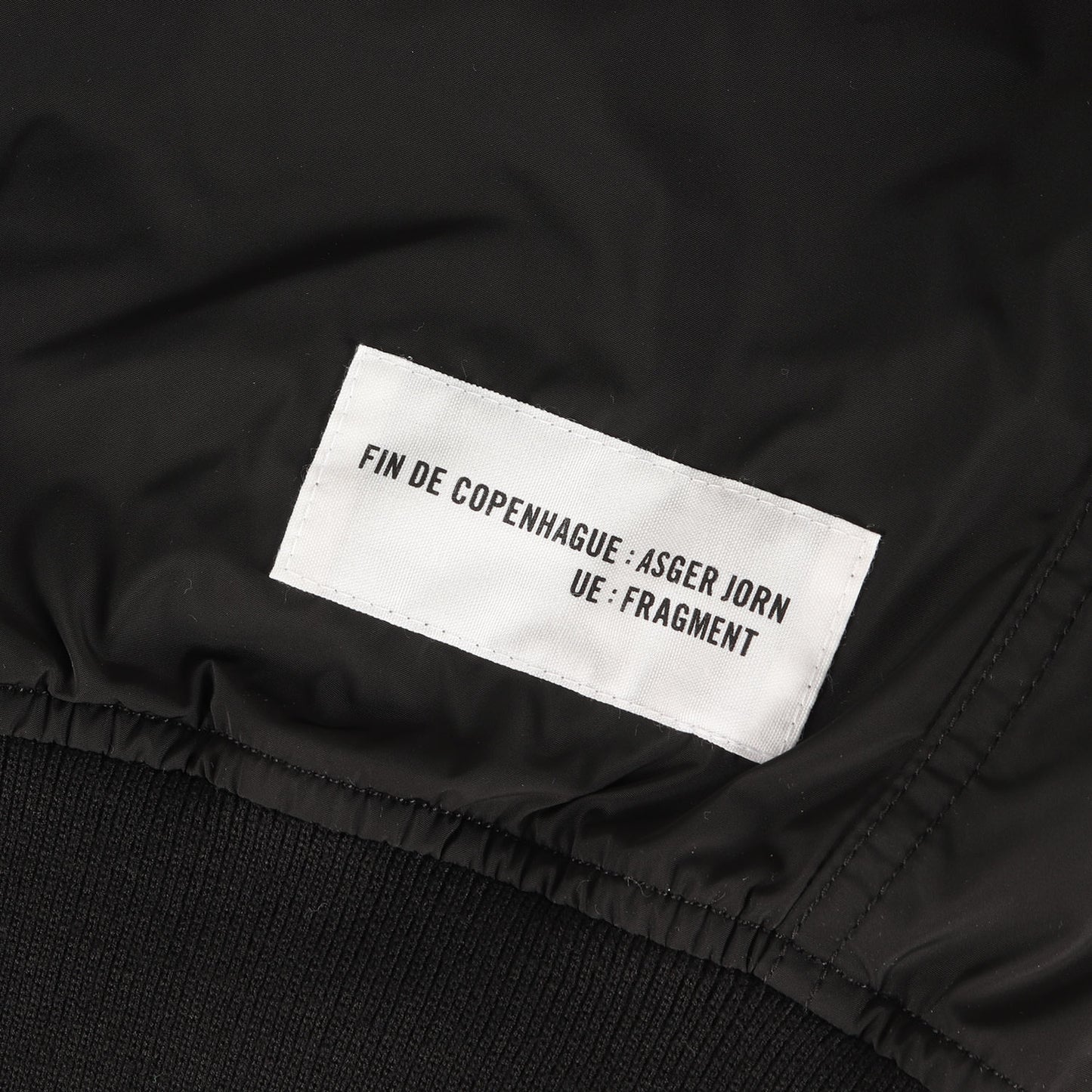 21SS ×fragment design ×ASGER JORN ×ALPHA 袖カスタム MA-1 フライトジャケット(MA-1 JACKET)