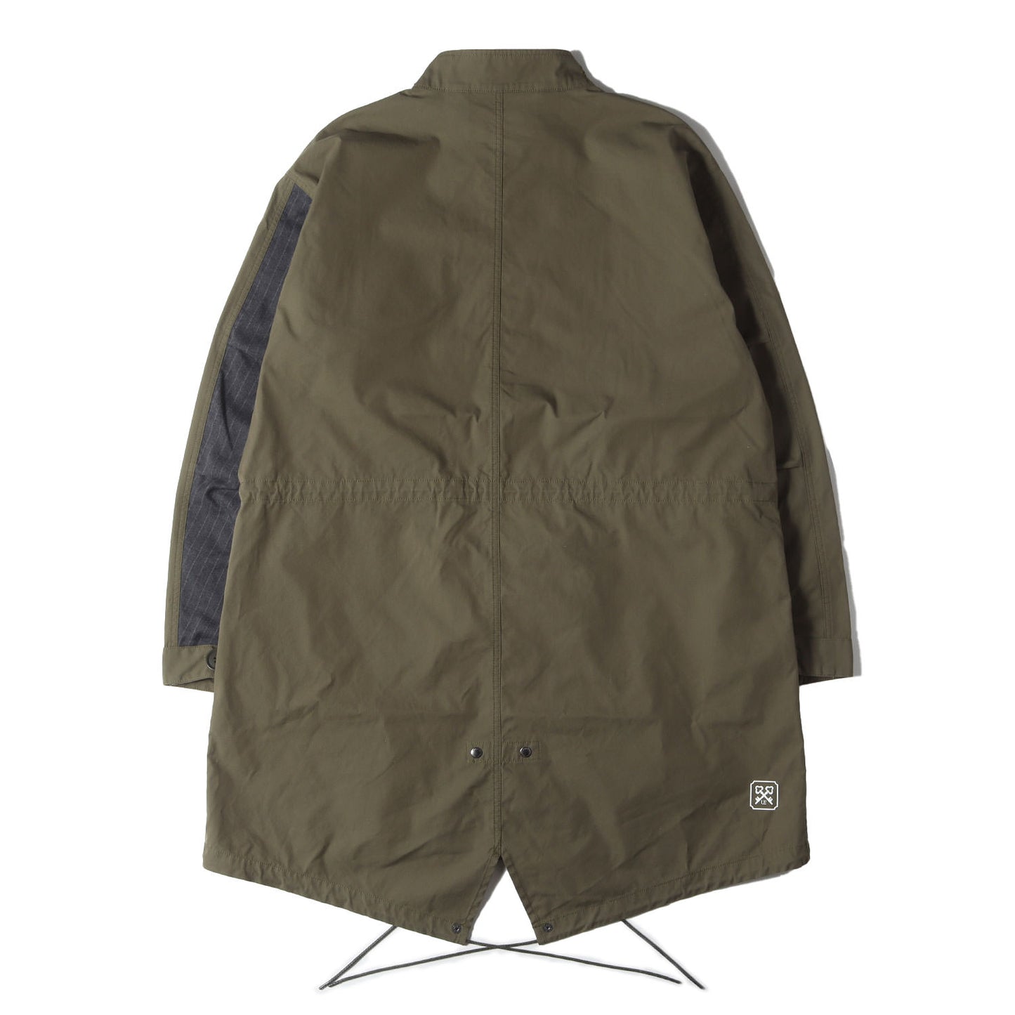 21AW 袖ストライプ フィッシュテール モッズコート(SLEEVE PANELED MODS COAT)