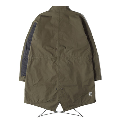 21AW 袖ストライプ フィッシュテール モッズコート(SLEEVE PANELED MODS COAT)