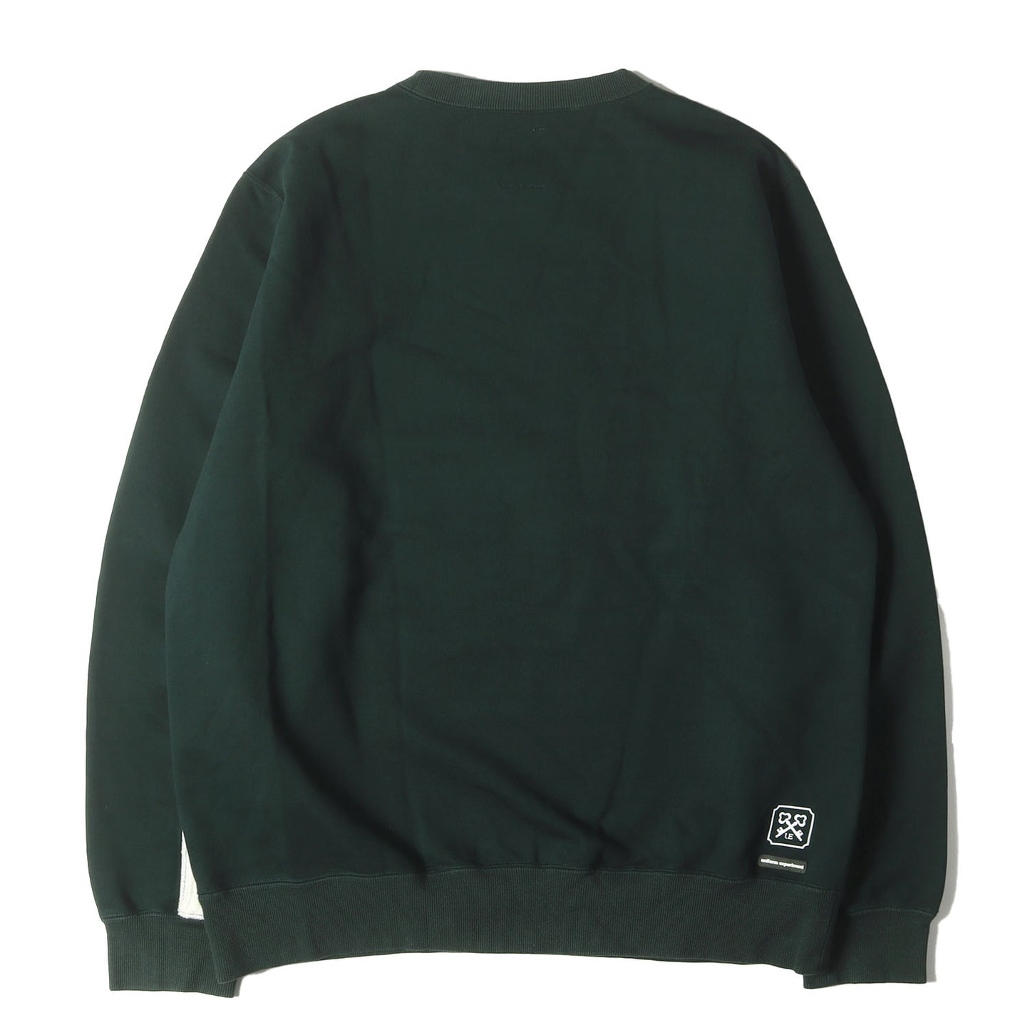 21AW 袖ニット切替し クルーネック スウェット(SLEEVE PANELED CREWNECK SWEAT)