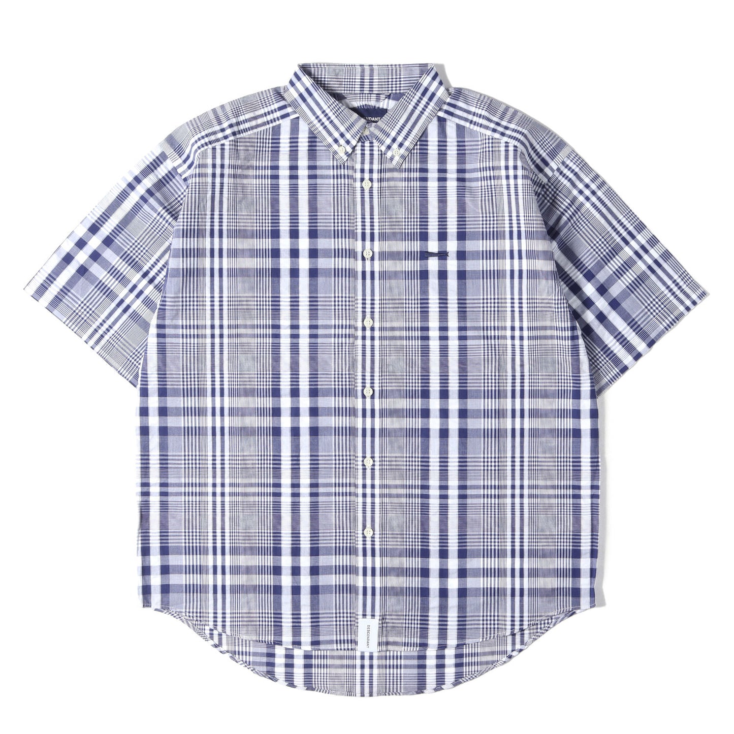 22SS チェック ボタンダウン 半袖シャツ(CLEEK PLAID SS SHIRT STANDARD)