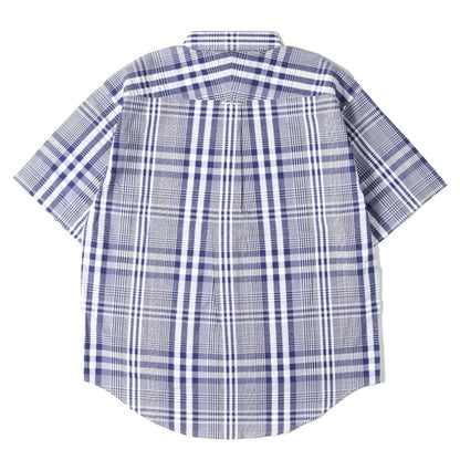 22SS チェック ボタンダウン 半袖シャツ(CLEEK PLAID SS SHIRT STANDARD)