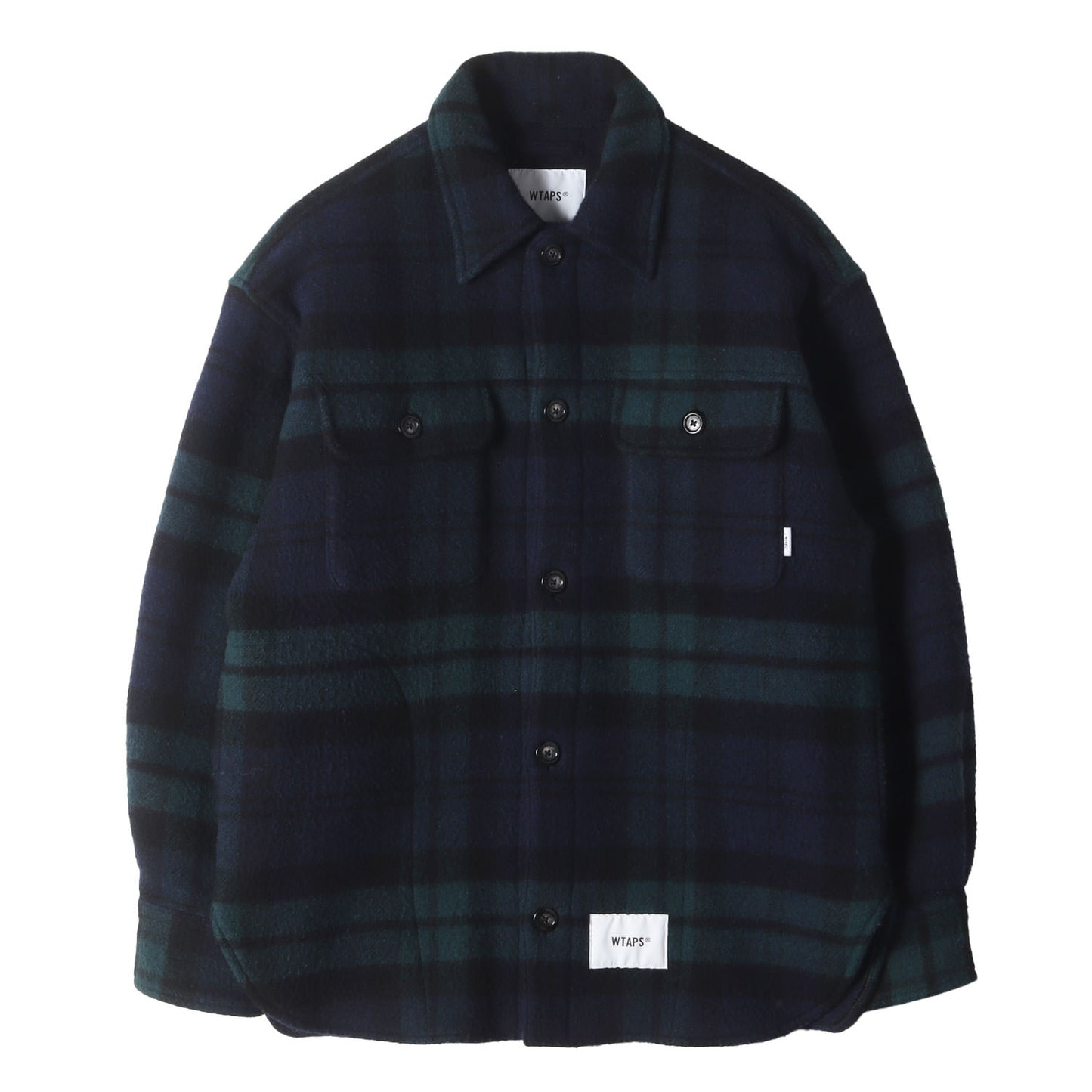 24AW ブラックウォッチ ウールモッサー シャツジャケット(WCPO 02 / JACKET / WOPL. MOSSER. TEXTILE)