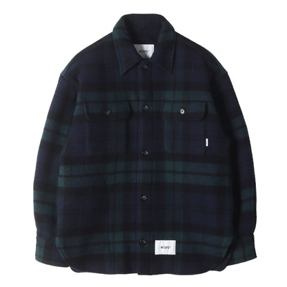 24AW ブラックウォッチ ウールモッサー シャツジャケット(WCPO 02 / JACKET / WOPL. MOSSER. TEXTILE)