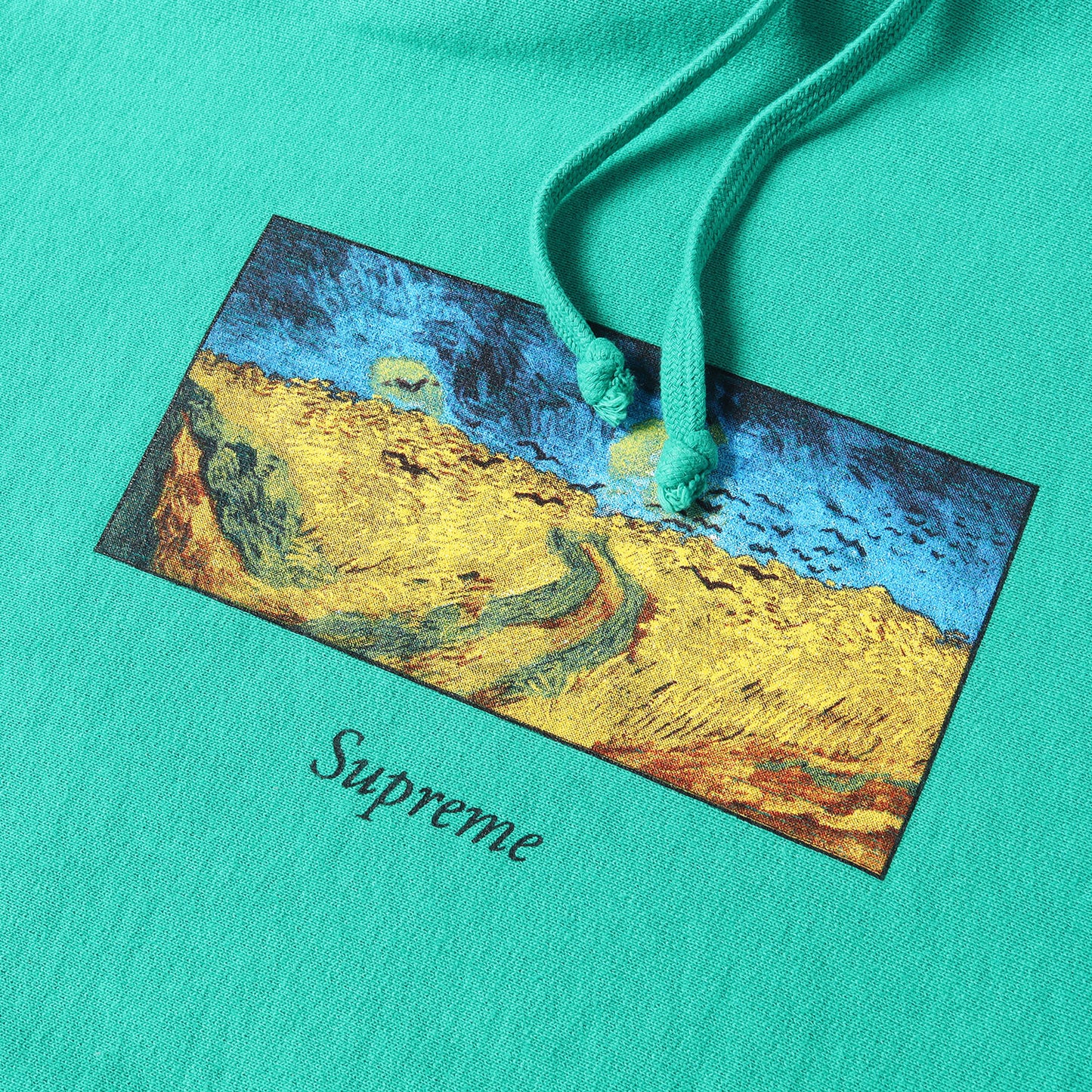 ゴッホ 絵画プリント スウェットパーカー(Field Hooded Sweatshirt)