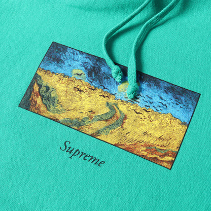 ゴッホ 絵画プリント スウェットパーカー(Field Hooded Sweatshirt)