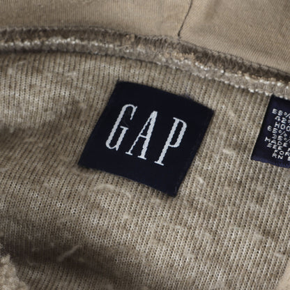 00s OLD GAP チェストボーダー フリースボア パーカー